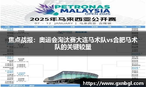 焦点战报：奥运会淘汰赛大连马术队vs合肥马术队的关键较量