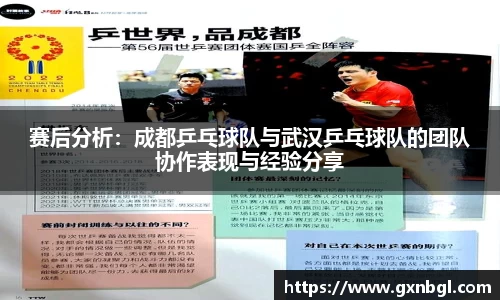 赛后分析：成都乒乓球队与武汉乒乓球队的团队协作表现与经验分享